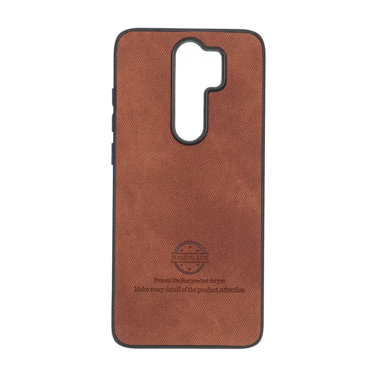 قاب HandMade جیر طرح پارچه ای Xiaomi Redmi Note 8 Pro - قهوه ای
