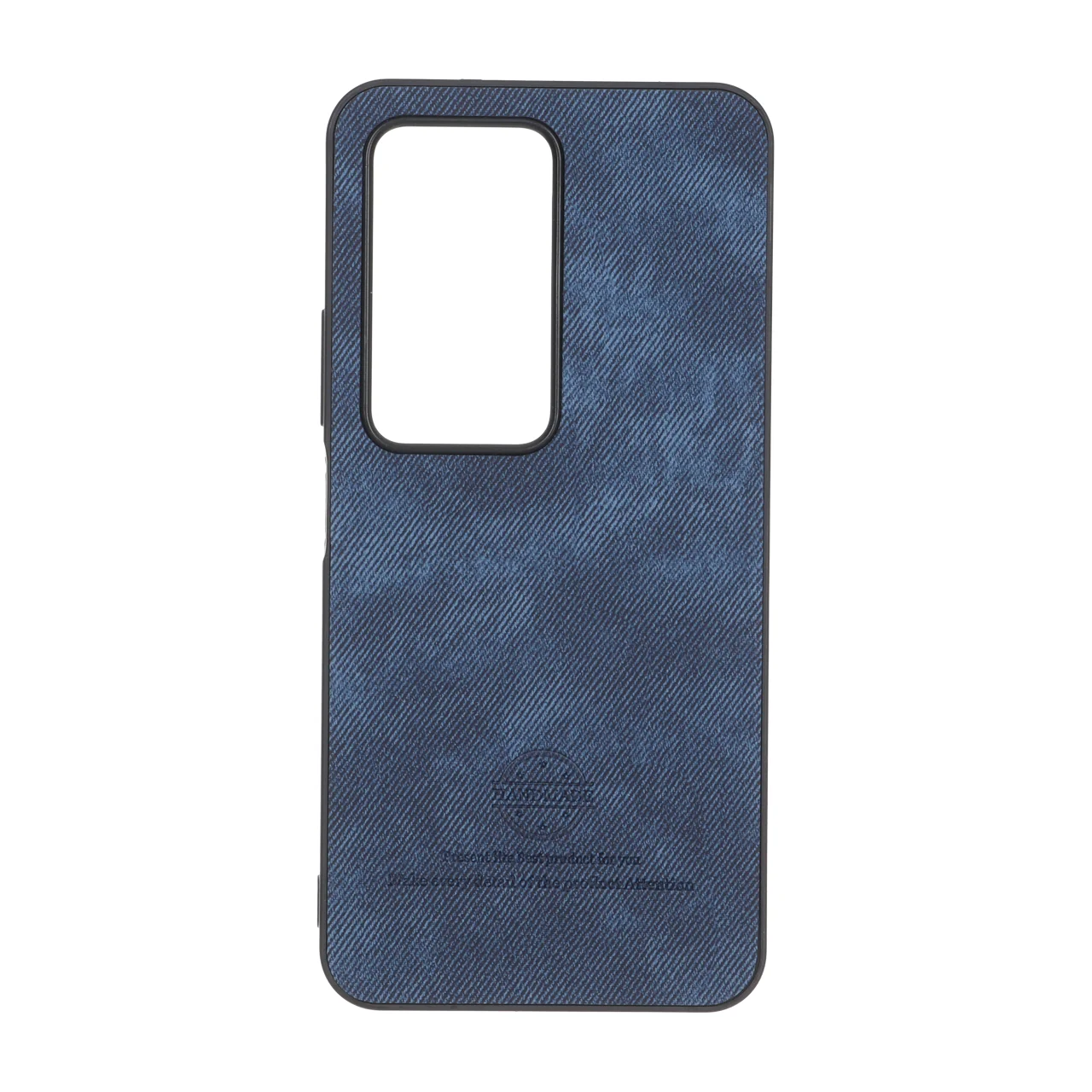 قاب HandMade جیر طرح پارچه ای Xiaomi Redmi 15 4G - سرمه ای