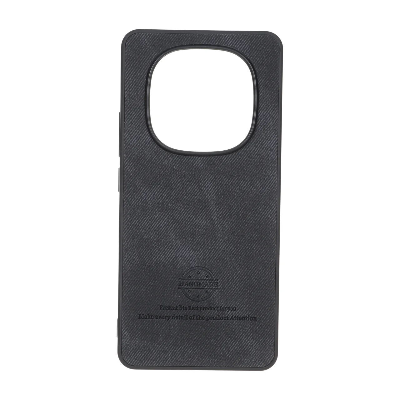 قاب HandMade جیر طرح پارچه ای Xiaomi Redmi Note 14 Pro 4G - مشکی