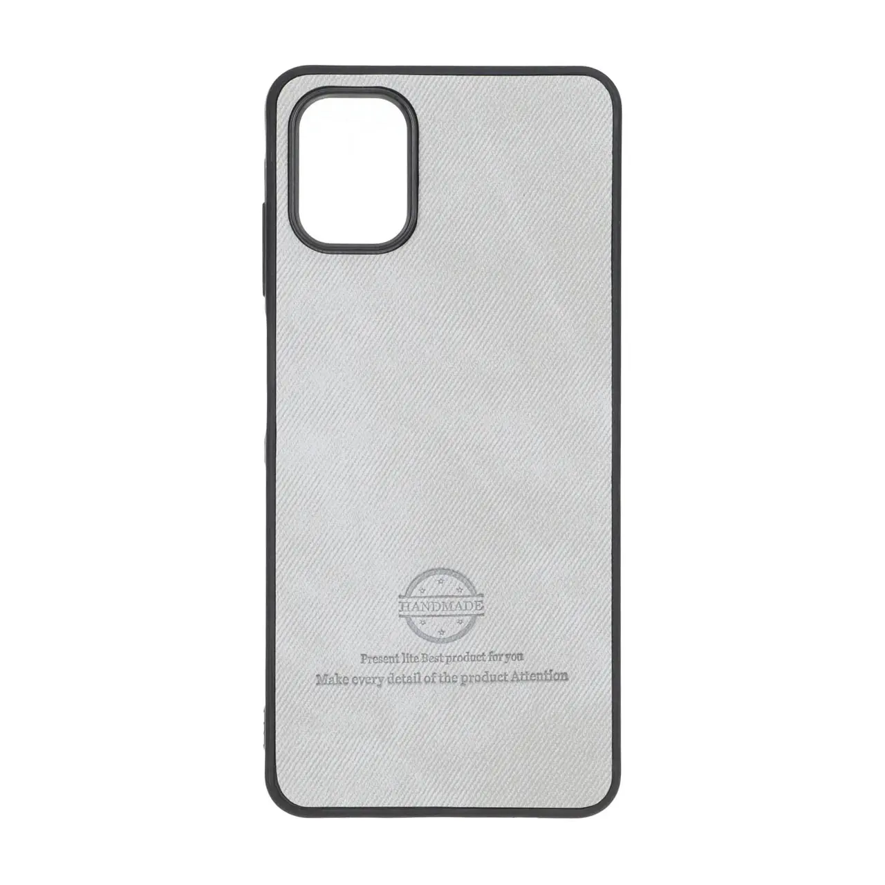 قاب HandMade جیر طرح پارچه ای Samsung Galaxy A06 - طوسی