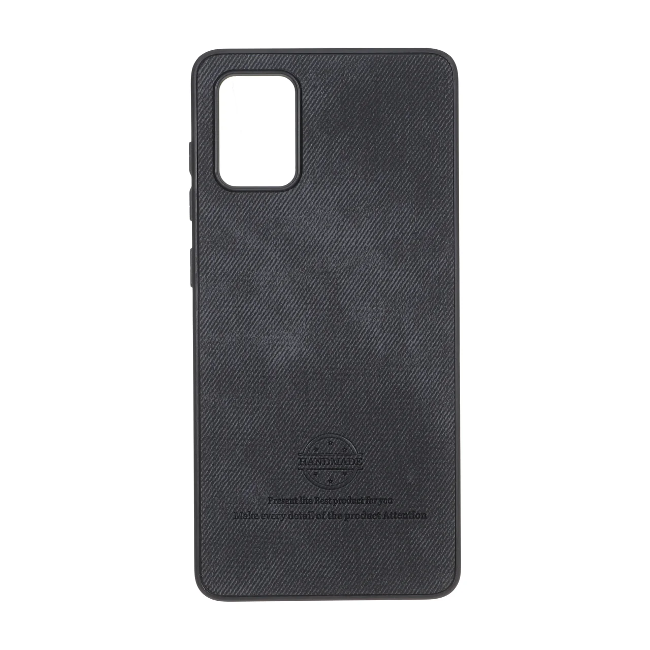 قاب HandMade جیر طرح پارچه ای Samsung Galaxy A71 - مشکی