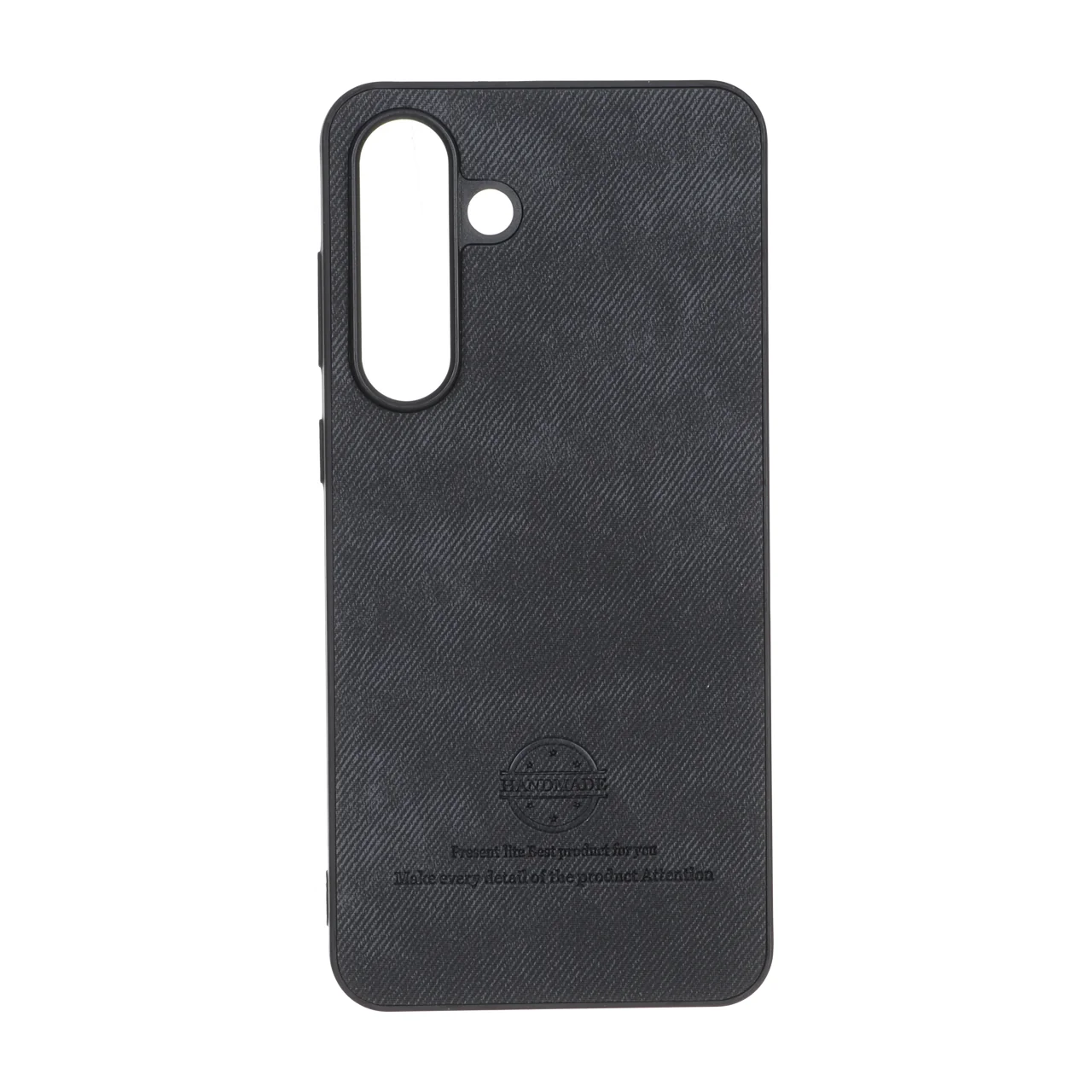 قاب HandMade جیر طرح پارچه ای Samsung Galaxy S25 FE - مشکی