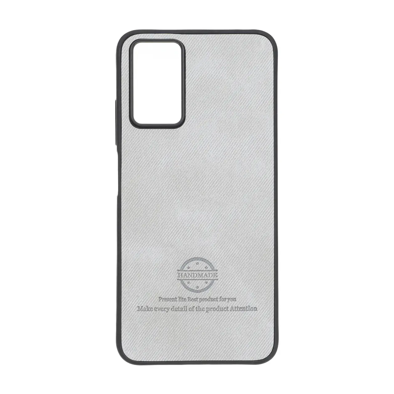 قاب HandMade جیر طرح پارچه ای Xiaomi Redmi Note 12S / Xiaomi Redmi Note 11 4G / Redmi Note 11S - طوسی