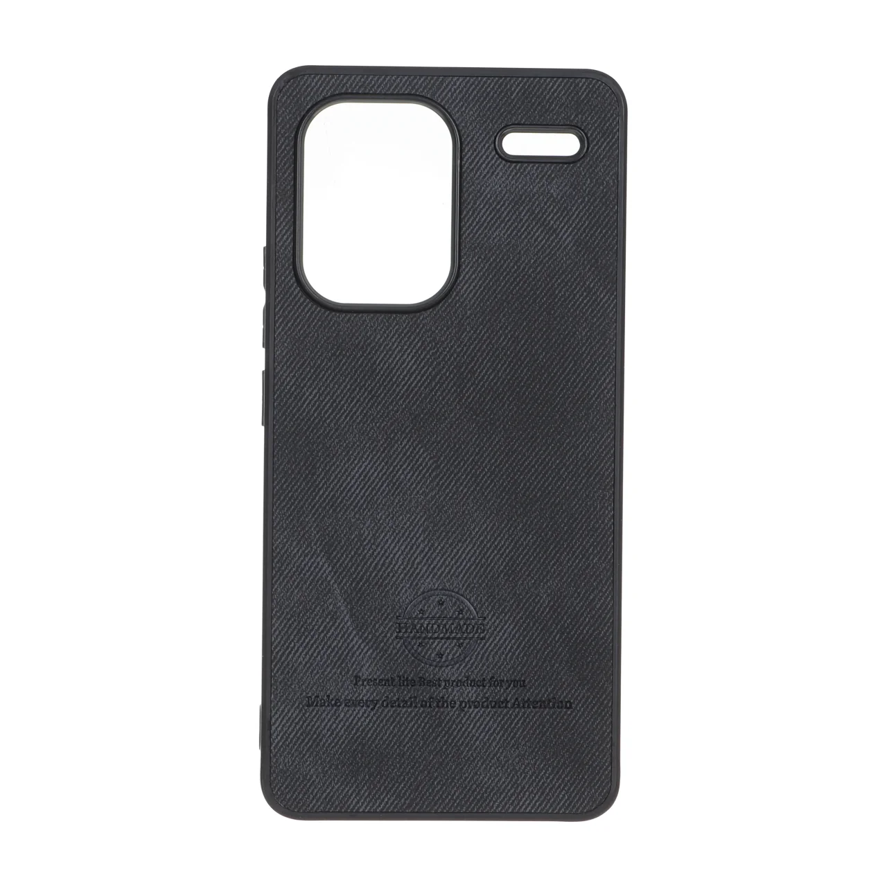قاب HandMade جیر طرح پارچه ای Xiaomi Redmi Note 13 Pro Plus 5G - مشکی