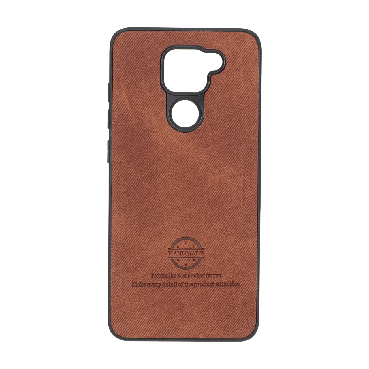قاب HandMade جیر طرح پارچه ای Xiaomi Redmi Note 9 / Redmi 10X 5G / Redmi 10X Pro 5G - قهوه ای