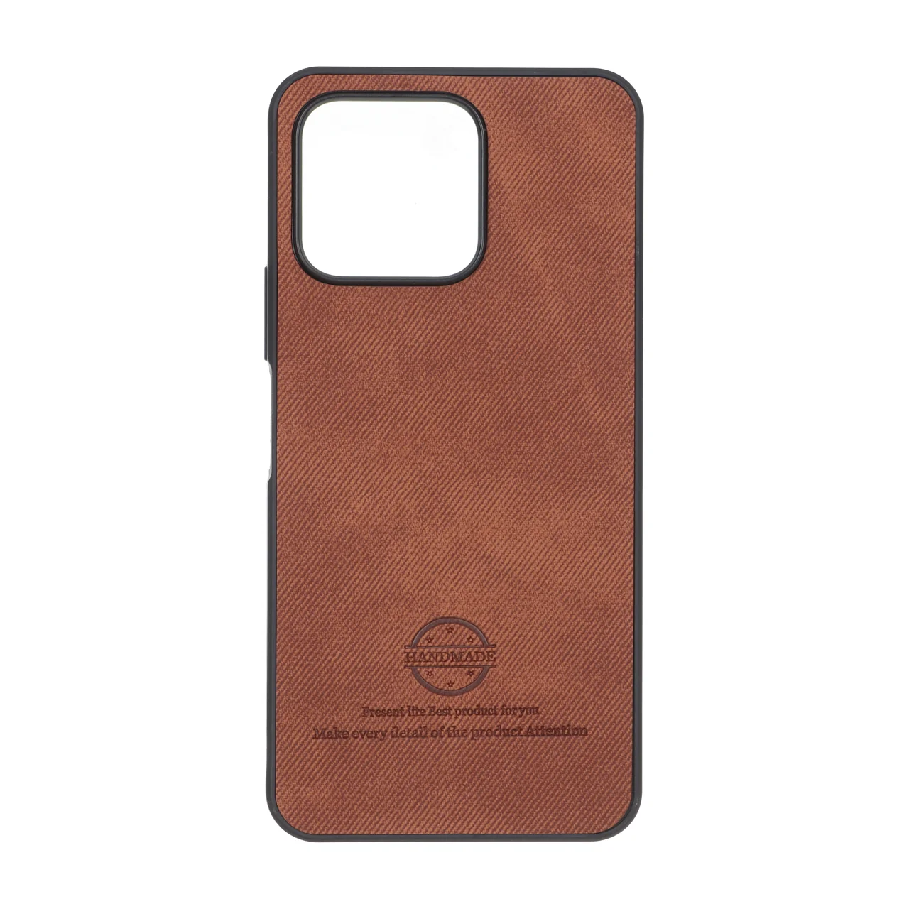 قاب HandMade جیر طرح پارچه ای Honor X6 / X8 5G - قهوه ای