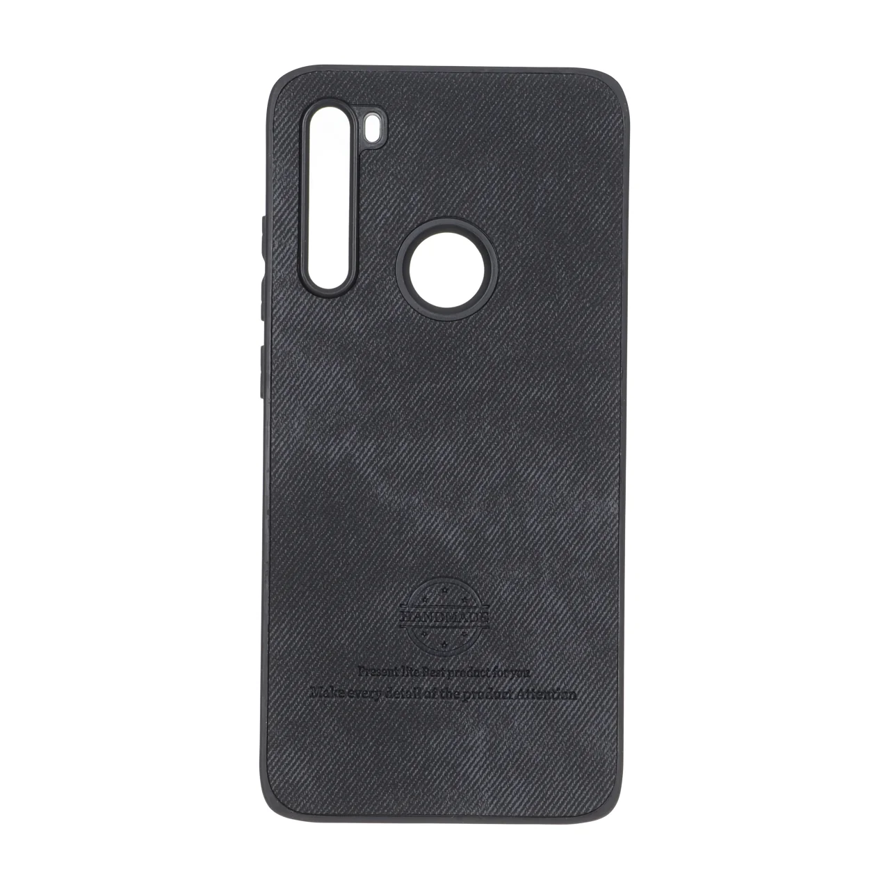 قاب HandMade جیر طرح پارچه ای Xiaomi Redmi Note 8 - مشکی