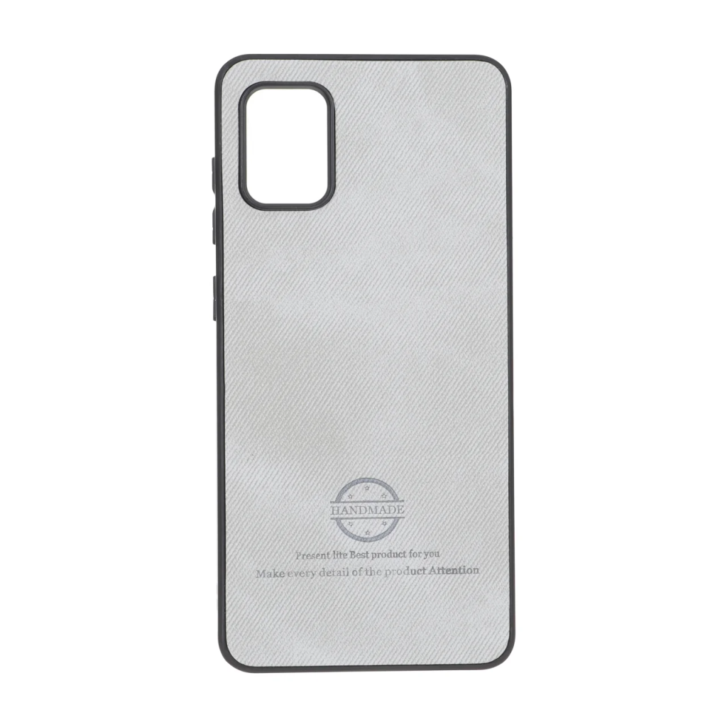 قاب HandMade جیر طرح پارچه ای Samsung Galaxy A31 - طوسی
