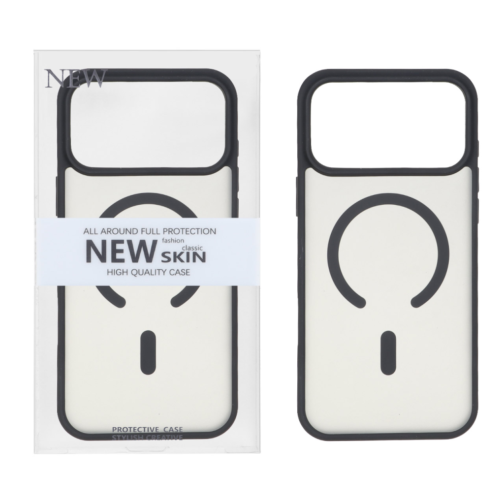 قاب New Skin مات Magsafe مدل Apple iPhone 17 Pro Max - مشکی (پک دار)