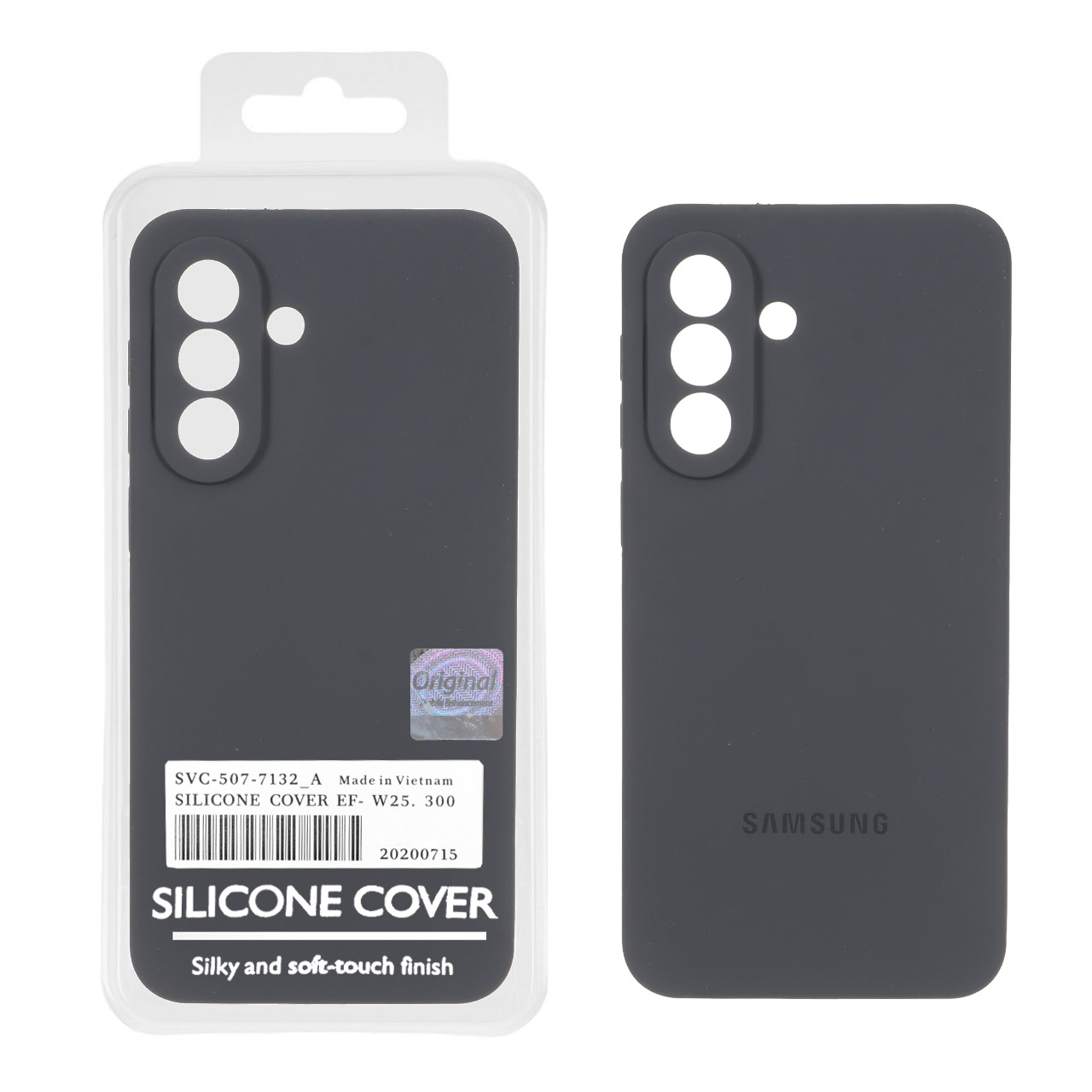 قاب سیلیکونی پاک کنی اورجینال Master Quality مدل Samsung Galaxy A37 - خاکستری (پک دار)