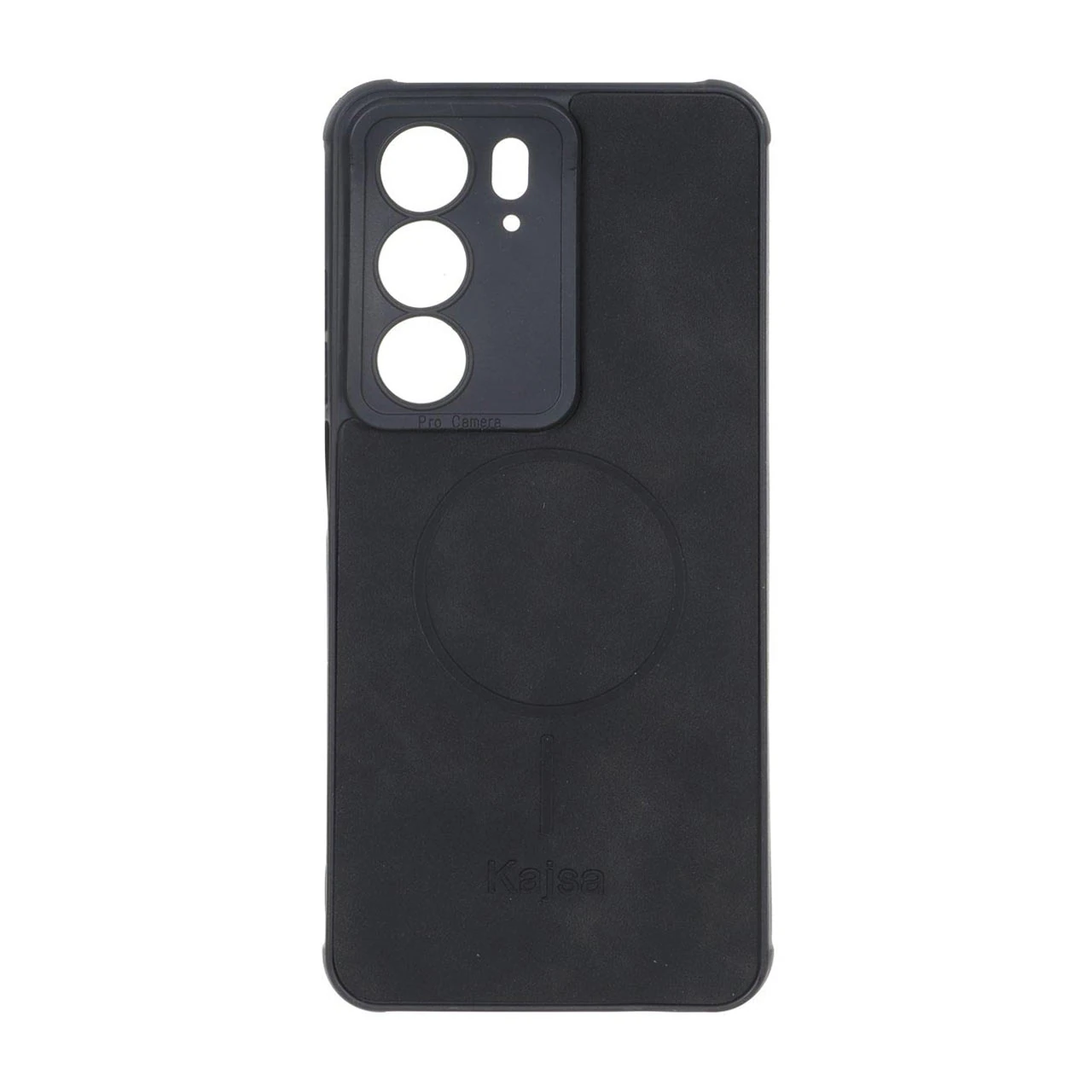 قاب جیر Kajsa طرح مگ سیف MNC مدل Realme C75 - مشکی