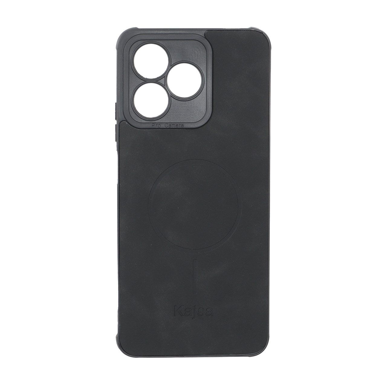 قاب جیر Kajsa طرح مگ سیف MNC مدل Realme C53 / C51 / Note 50 - مشکی