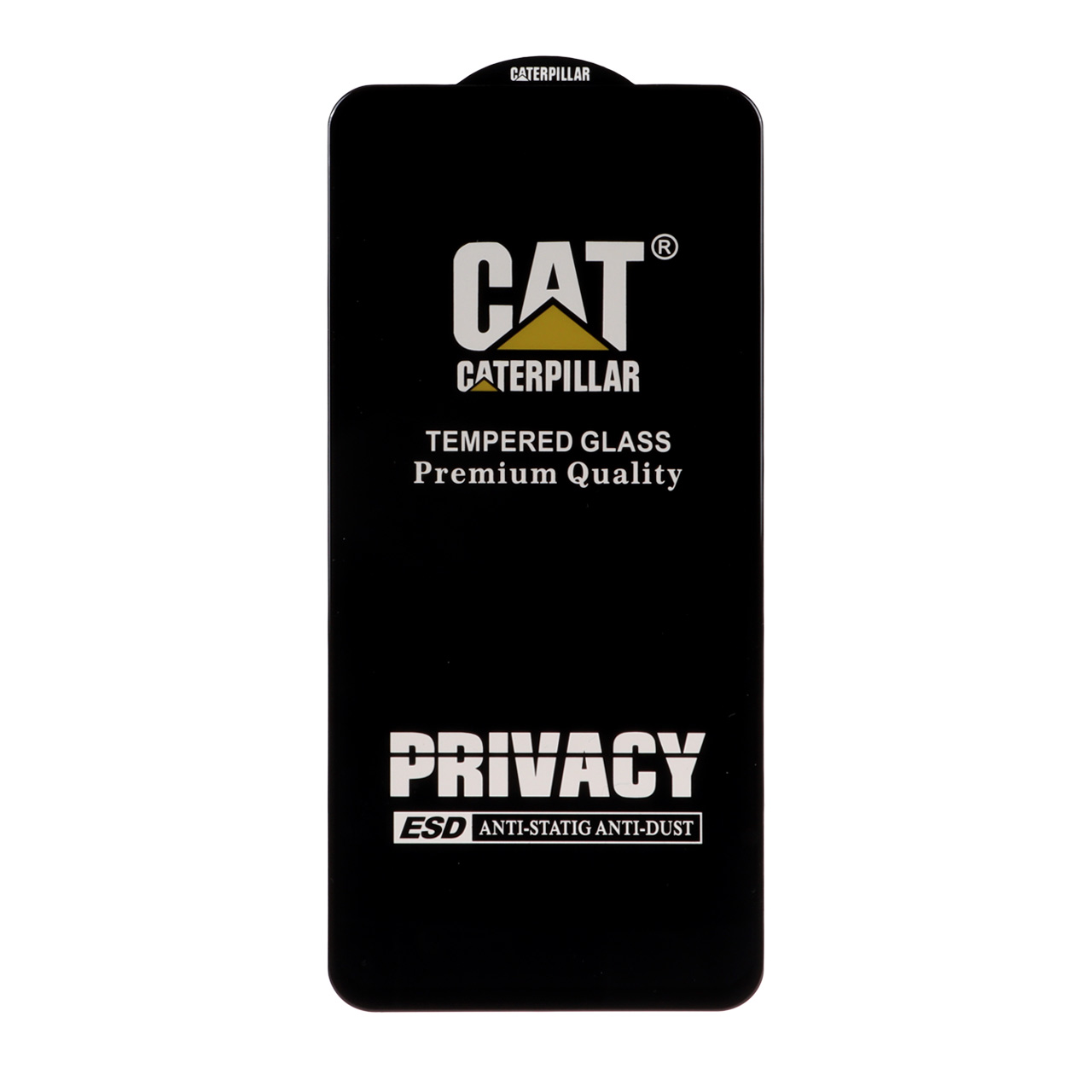 محافظ صفحه نمایش شیشه ای Full Cover Privacy Caterpillar - ESD مدل Xiaomi Redmi Note 12 4G / Redmi Note 12 5G / Poco X5 / Honor X8 / X8A / X10 / Realme 11 / Oppo A98 / Oppo A58 / Note 12R Pro