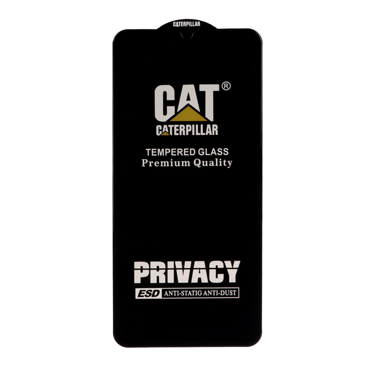 محافظ صفحه نمایش شیشه ای Full Cover Privacy Caterpillar - ESD مدل Samsung Galaxy A07 / A06 / A05S / Realme C51 / Realme C53 / Narzo N53