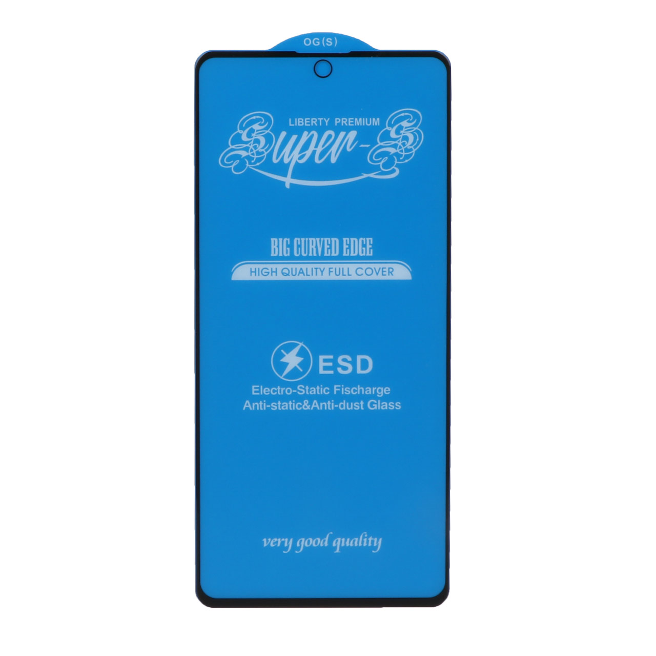 محافظ صفحه نمایش شیشه ای آنتی استاتیک مات Full Cover Super S-OG مدل Xiaomi Redmi Note 12 4G / Redmi Note 12 5G / Poco X5 / Honor X8 / X8A / X10 / Realme 11 / Oppo A98 / Oppo A58 - مشکی (بدون پک)