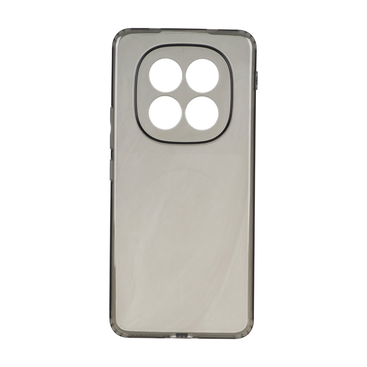 قاب ژله ای شفاف مستطیلی طرح مگ سیف Spark مدل Xiaomi Redmi Note 15 Pro 4G - مشکی
