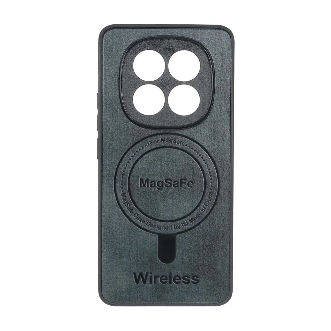 قاب Wireless طرح مگ سیف محافظ لنز برجسته Xiaomi Redmi Note 15 - سبز تیره