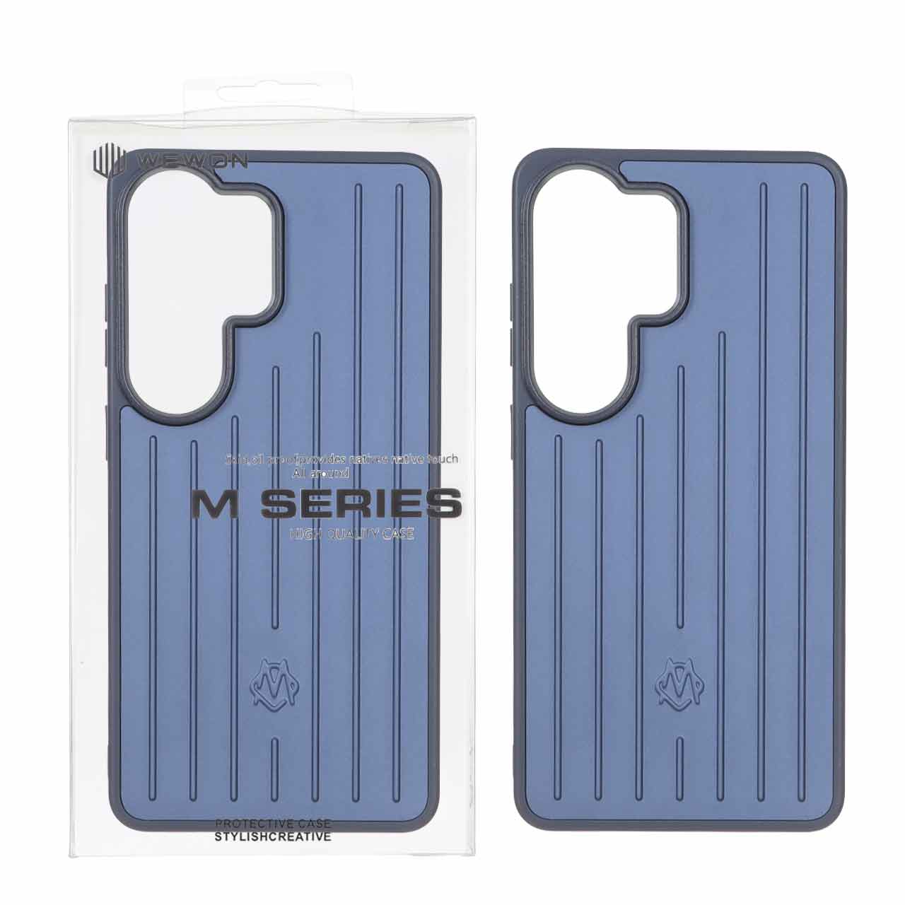 قاب اورجینال Wewon پشت آلومینیومی M Series مدل Samsung Galaxy S26 Ultra - سرمه ای (پک دار)