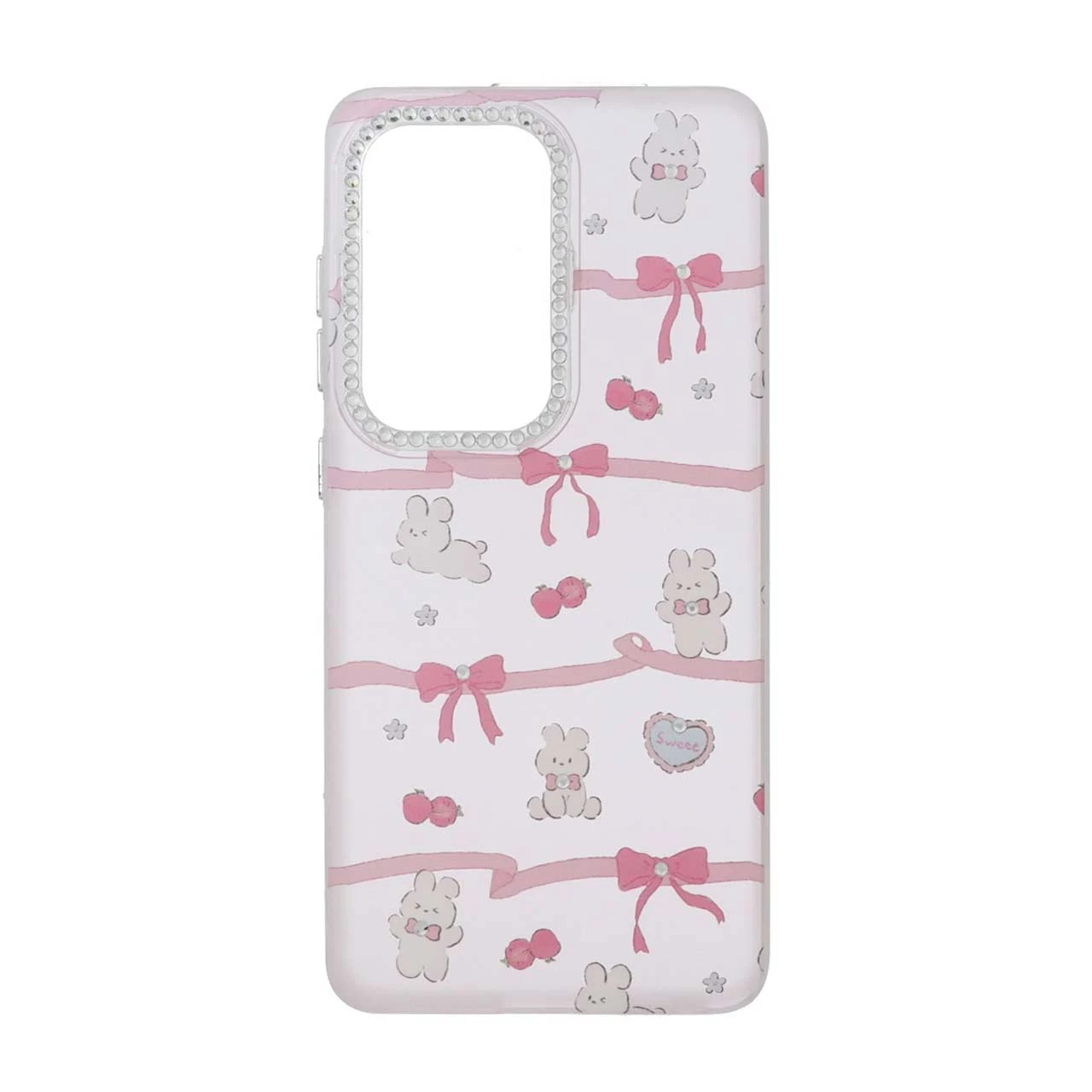 قاب دور ژله ای مات نگین دار Samsung Galaxy S26 Ultra - طرح 55