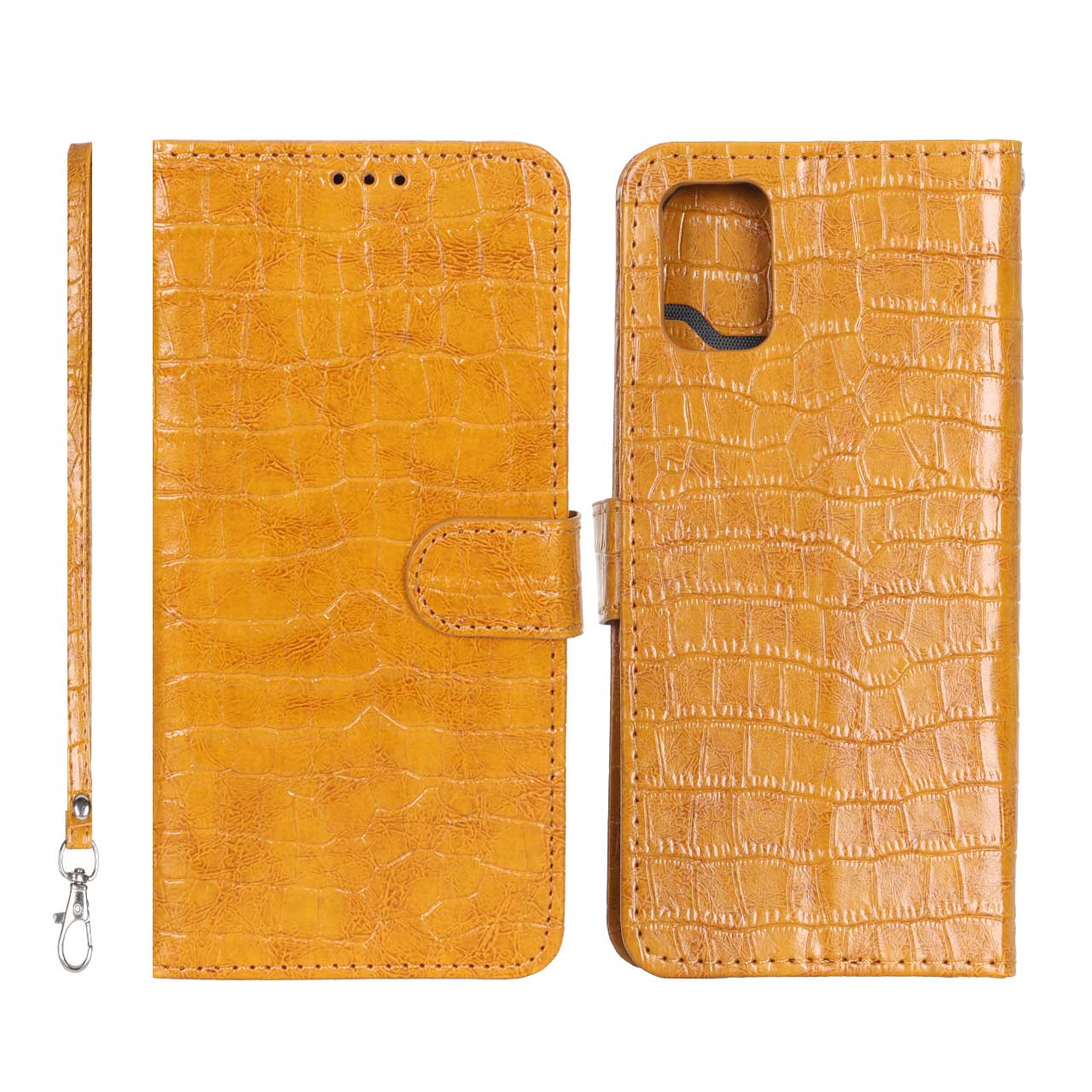 کیف موبایل مگنتی کروکو MNC مدل Samsung Galaxy A31 - عسلی