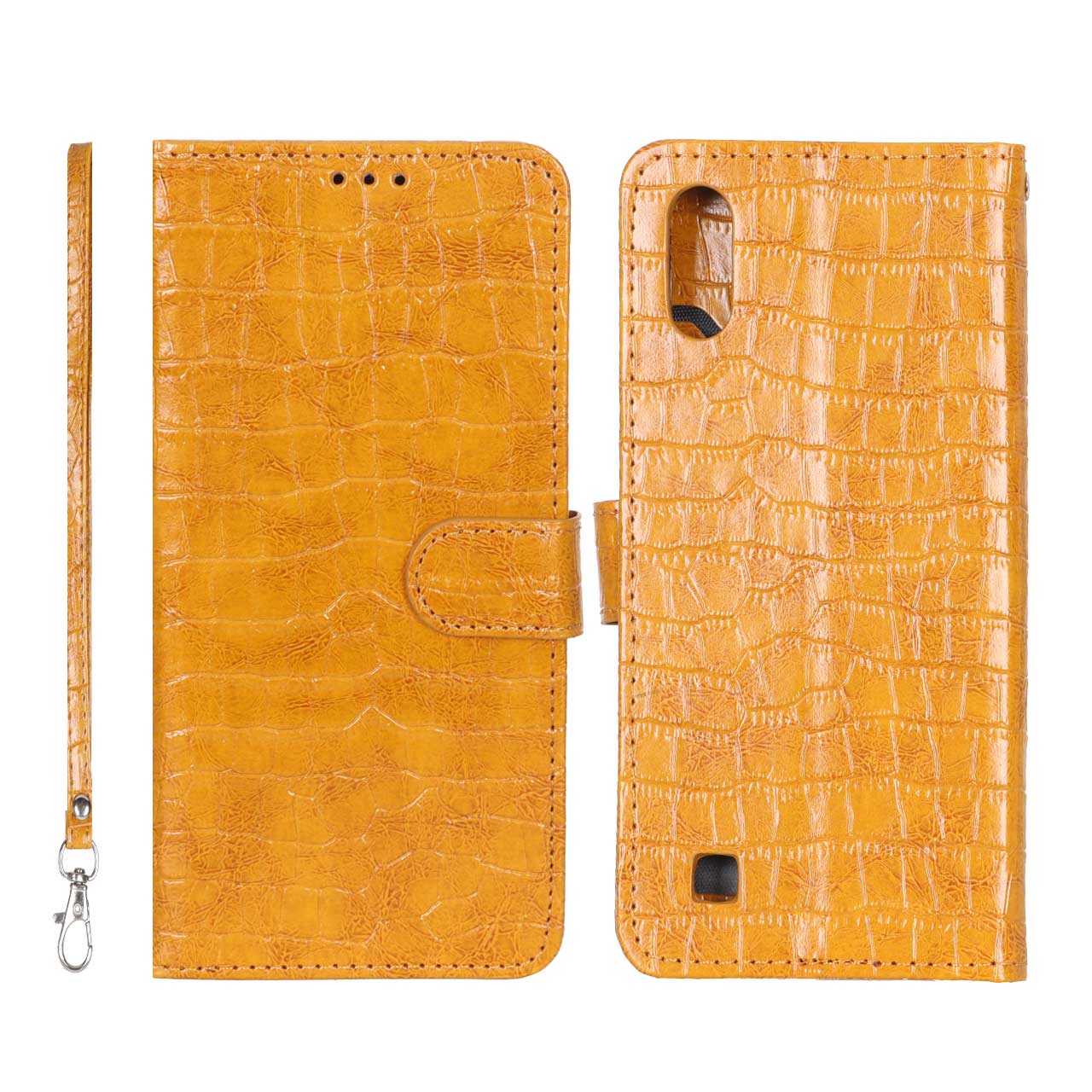 کیف موبایل مگنتی کروکو MNC مدل Samsung Galaxy A10 / M10 - عسلی
