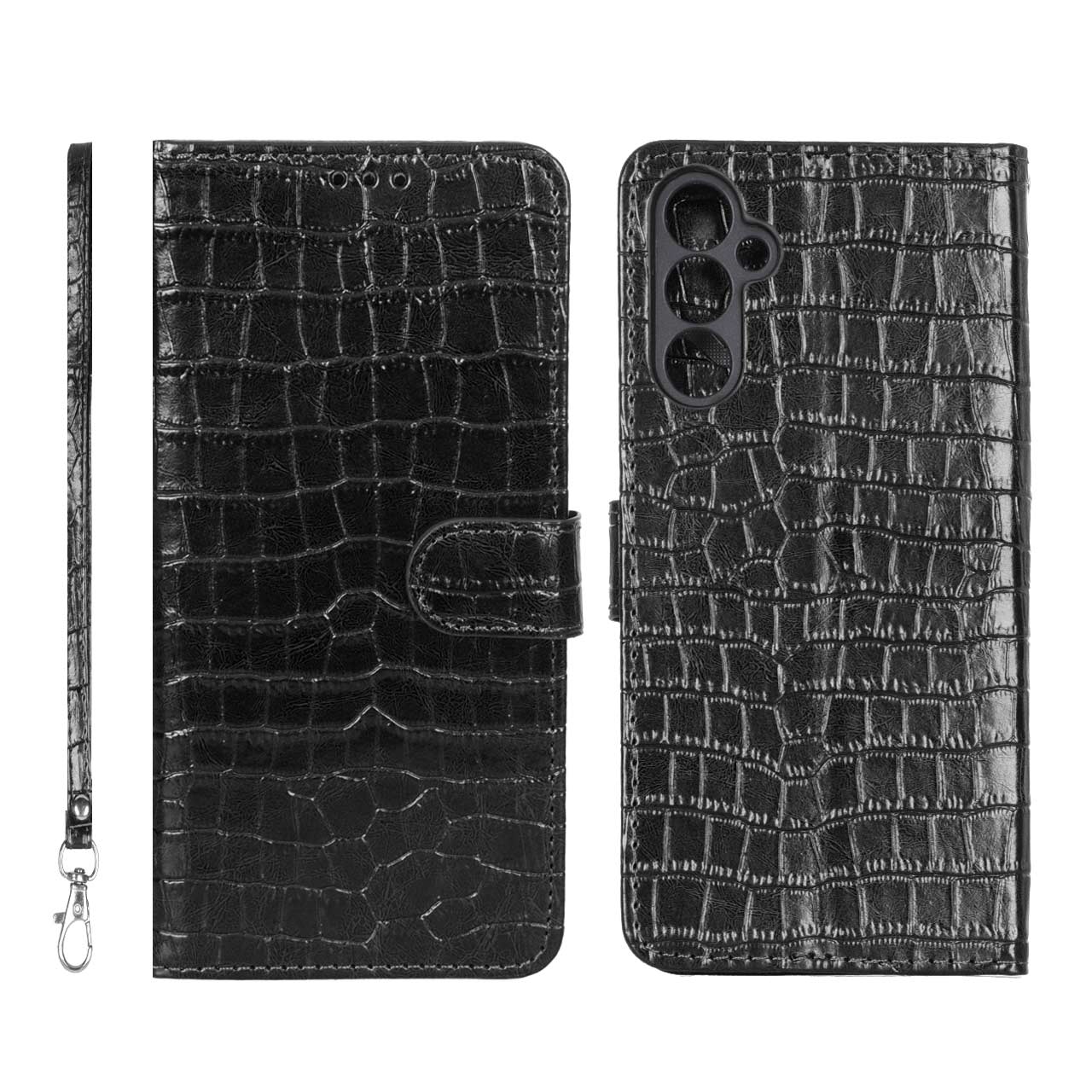 کیف موبایل مگنتی کروکو MNC مدل Samsung Galaxy A24 - مشکی