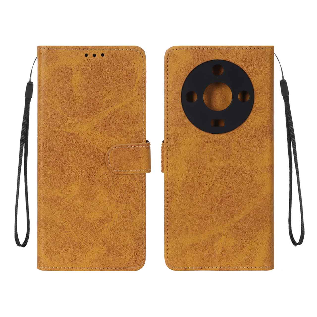 کیف موبایل مگنتی درجه یک MNC مدل Honor X9b - عسلی