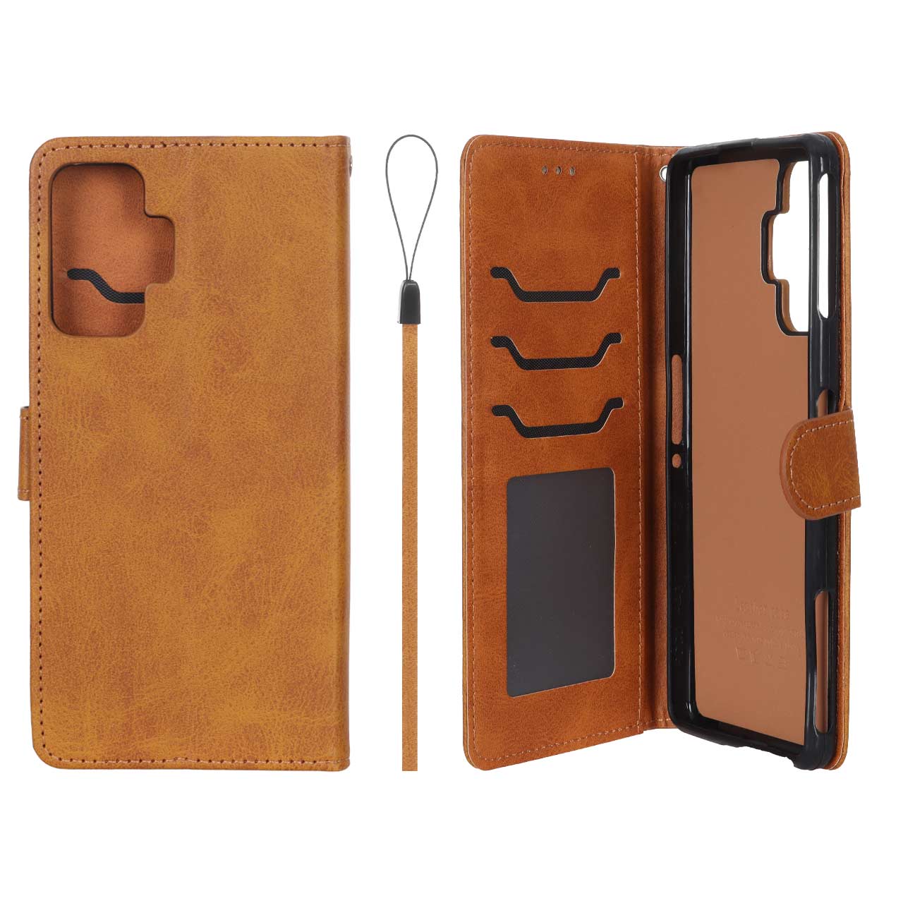 کیف موبایل مگنتی درجه یک داخل خز MNC Plus مدل Xiaomi Poco F4 GT / Redmi K50 Gaming - عسلی