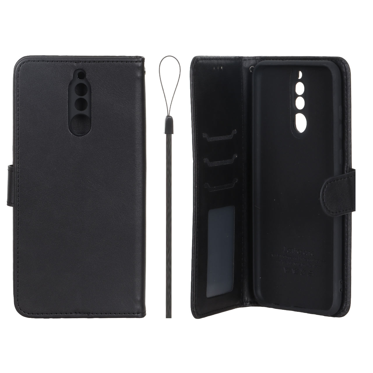 کیف موبایل مگنتی درجه یک داخل خز MNC Plus مدل Huawei Mate 10 Lite - مشکی