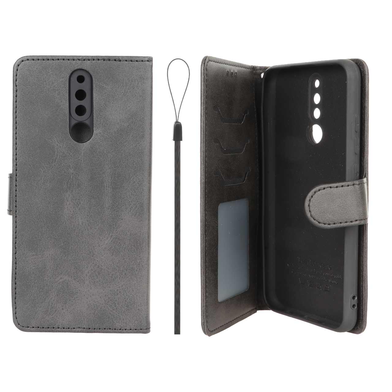 کیف موبایل مگنتی درجه یک داخل خز MNC Plus مدل Xiaomi Redmi 8 - مشکی