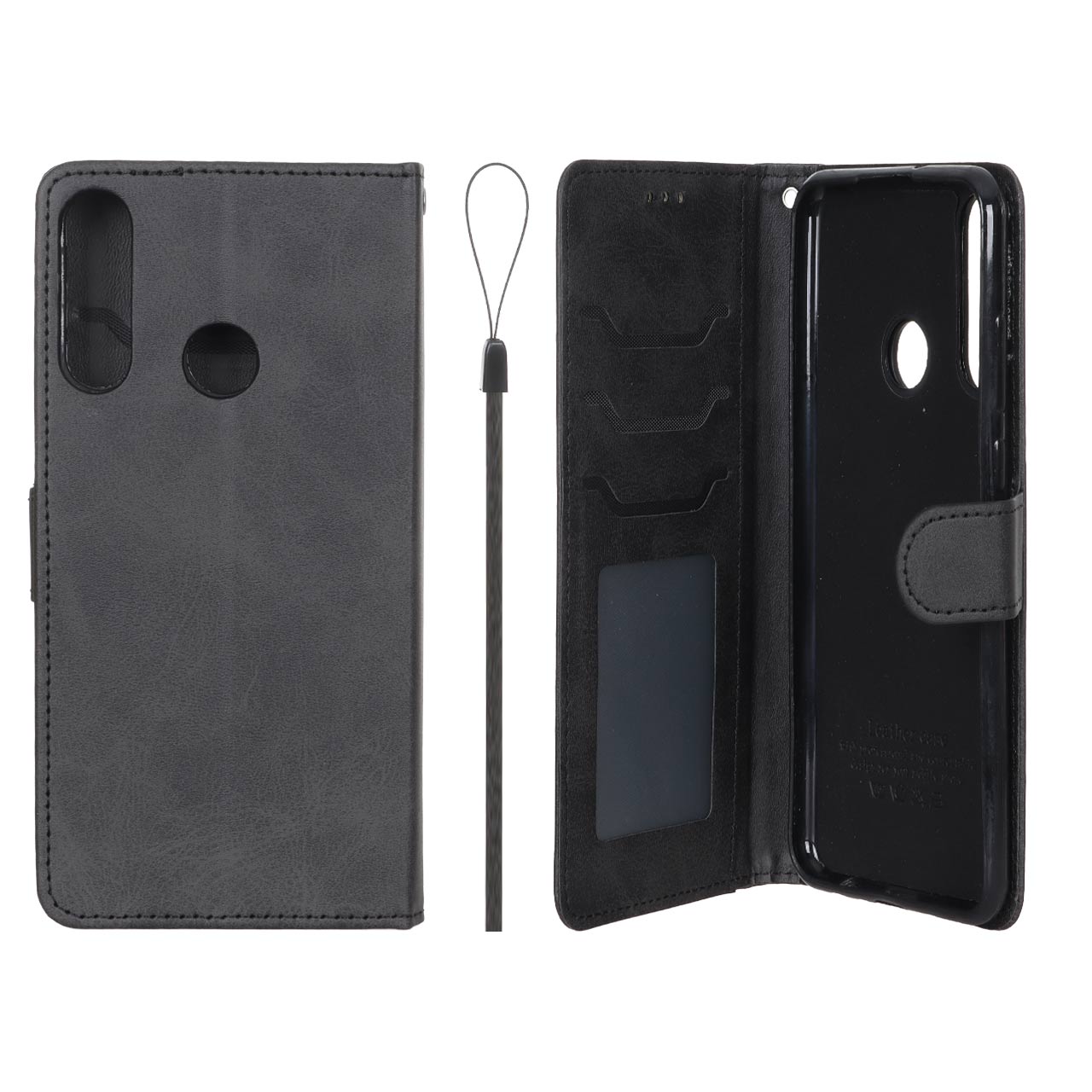 کیف موبایل مگنتی درجه یک داخل خز MNC Plus مدل Huawei Y6P - مشکی