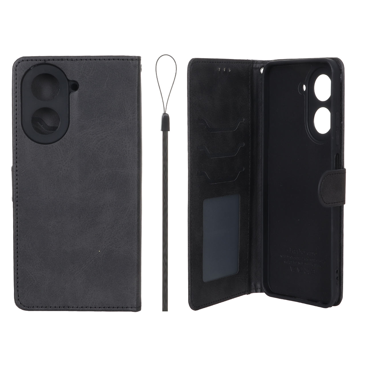 کیف موبایل مگنتی درجه یک داخل خز MNC Plus مدل Xiaomi Redmi A5 / Poco C71 - مشکی
