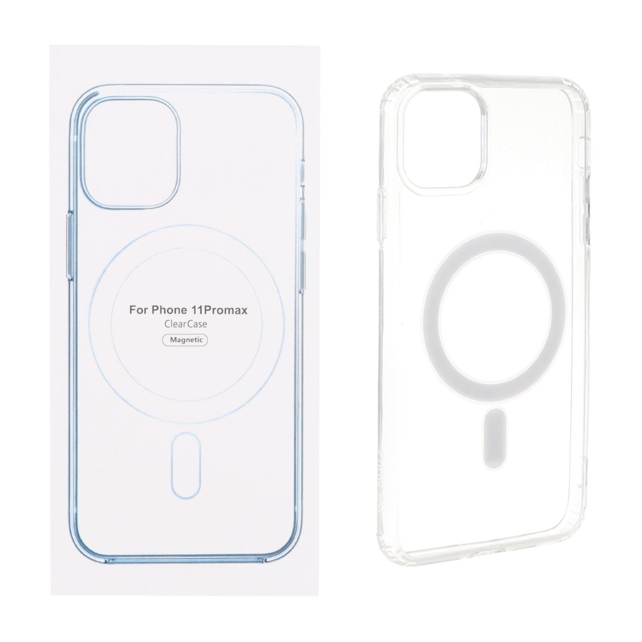 قاب شفاف Apple iPhone 11 Pro Max با قابلیت شارژ MagSafe (پک دار)