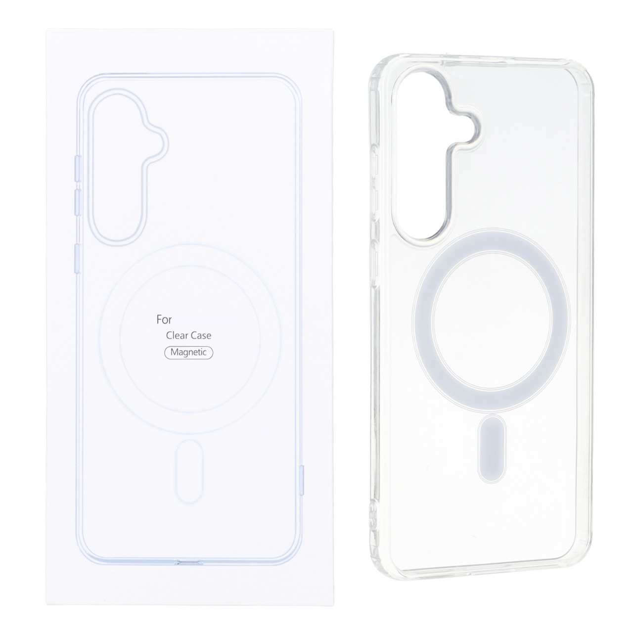 قاب شفاف Samsung Galaxy S25 FE با قابلیت شارژ NTC - MagSafe (پک دار)