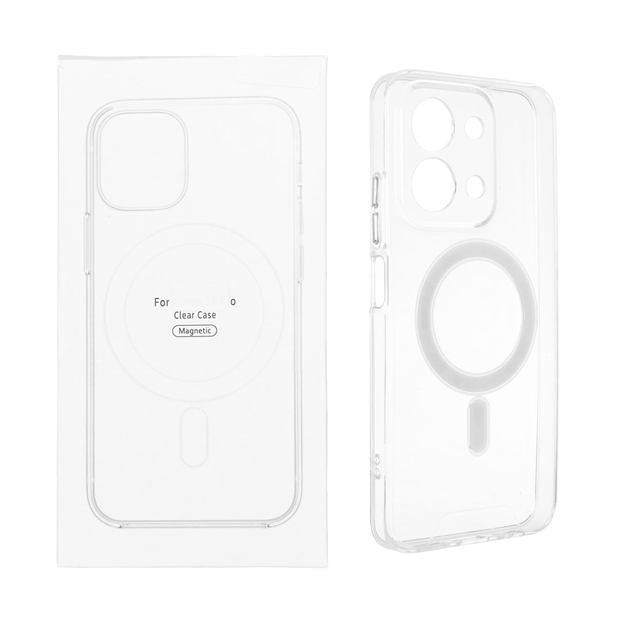 قاب شفاف Xiaomi Redmi 15C / Poco C85 با قابلیت شارژ MagSafe (پک دار)