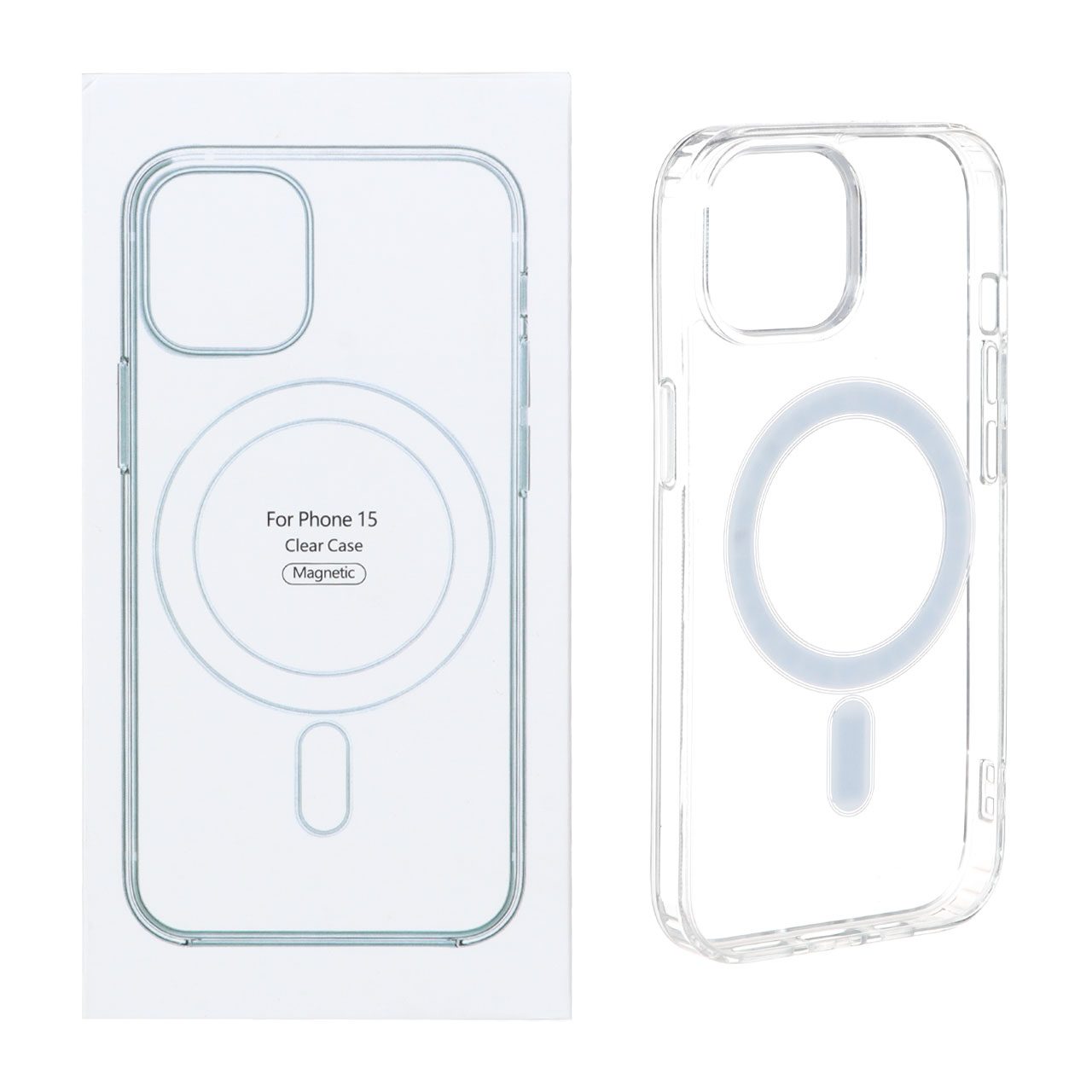 قاب شفاف Apple iPhone 15 / iPhone 14 / iPhone 13 با قابلیت شارژ MagSafe (پک دار)