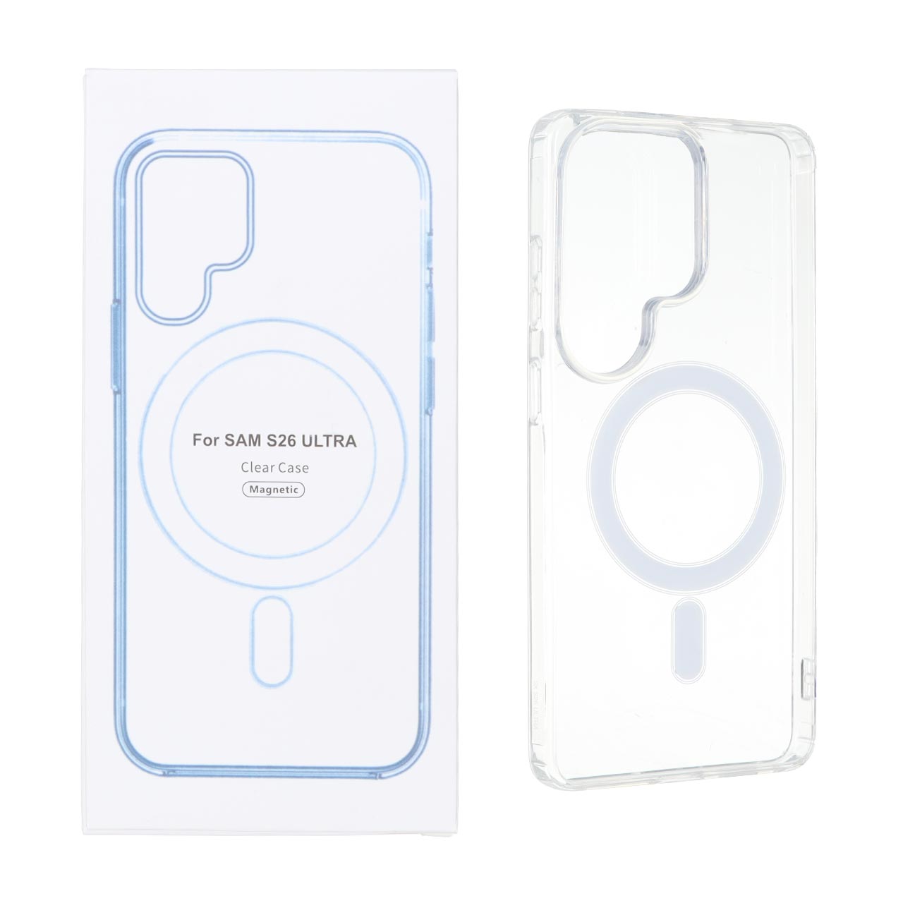 قاب شفاف Samsung Galaxy S26 Ultra با قابلیت شارژ MagSafe (پک دار)