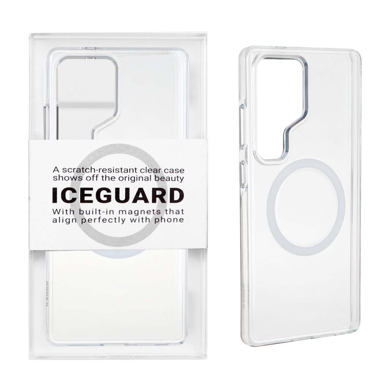قاب Original KDoo ICEGUARD Magsafe مدل Samsung Galaxy S26 Ultra - شفاف (پک دار)