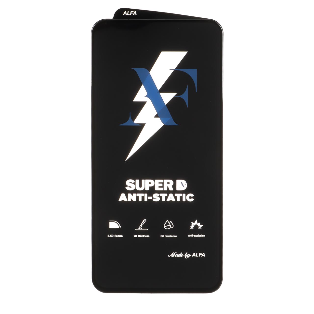 محافظ صفحه نمایش شیشه ای Super D Anti Static ALFA مدل Samsung Galaxy S23 FE / A54 / Honor 400