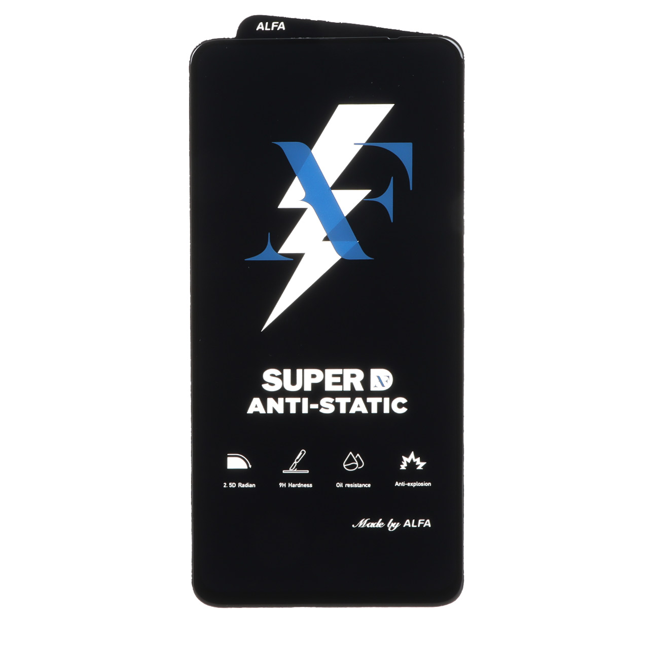 محافظ صفحه نمایش شیشه ای Super D Anti Static ALFA مدل Xiaomi Redmi Note 12S / Redmi Note 11 4G / Redmi Note 11S / Redmi Note 10 4G / Redmi Note 10S / Poco M5S / Poco M4 Pro 4G (بدون پک)