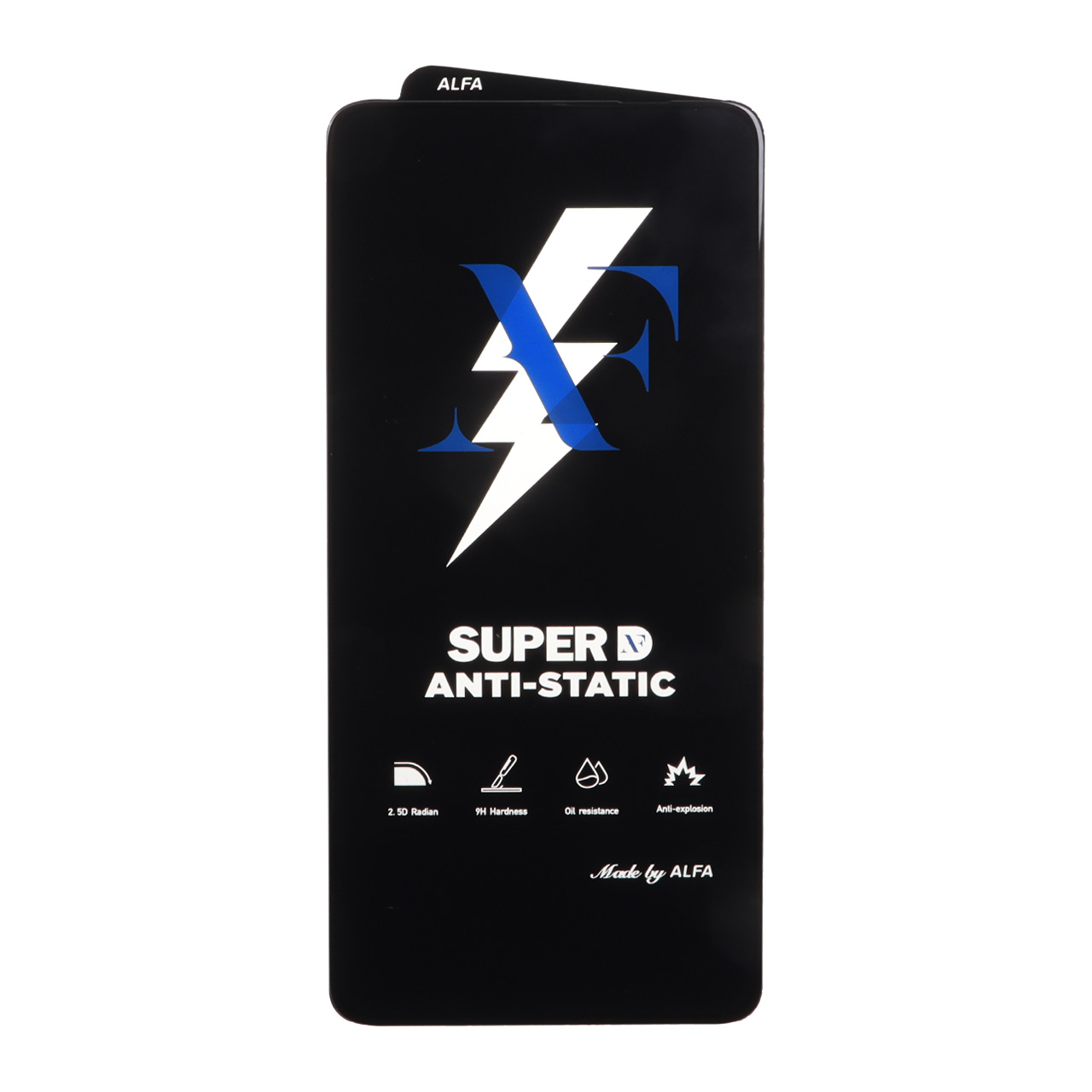 محافظ صفحه نمایش شیشه ای Super D Anti Static ALFA مدل Xiaomi Redmi Note 14 4G (بدون پک)