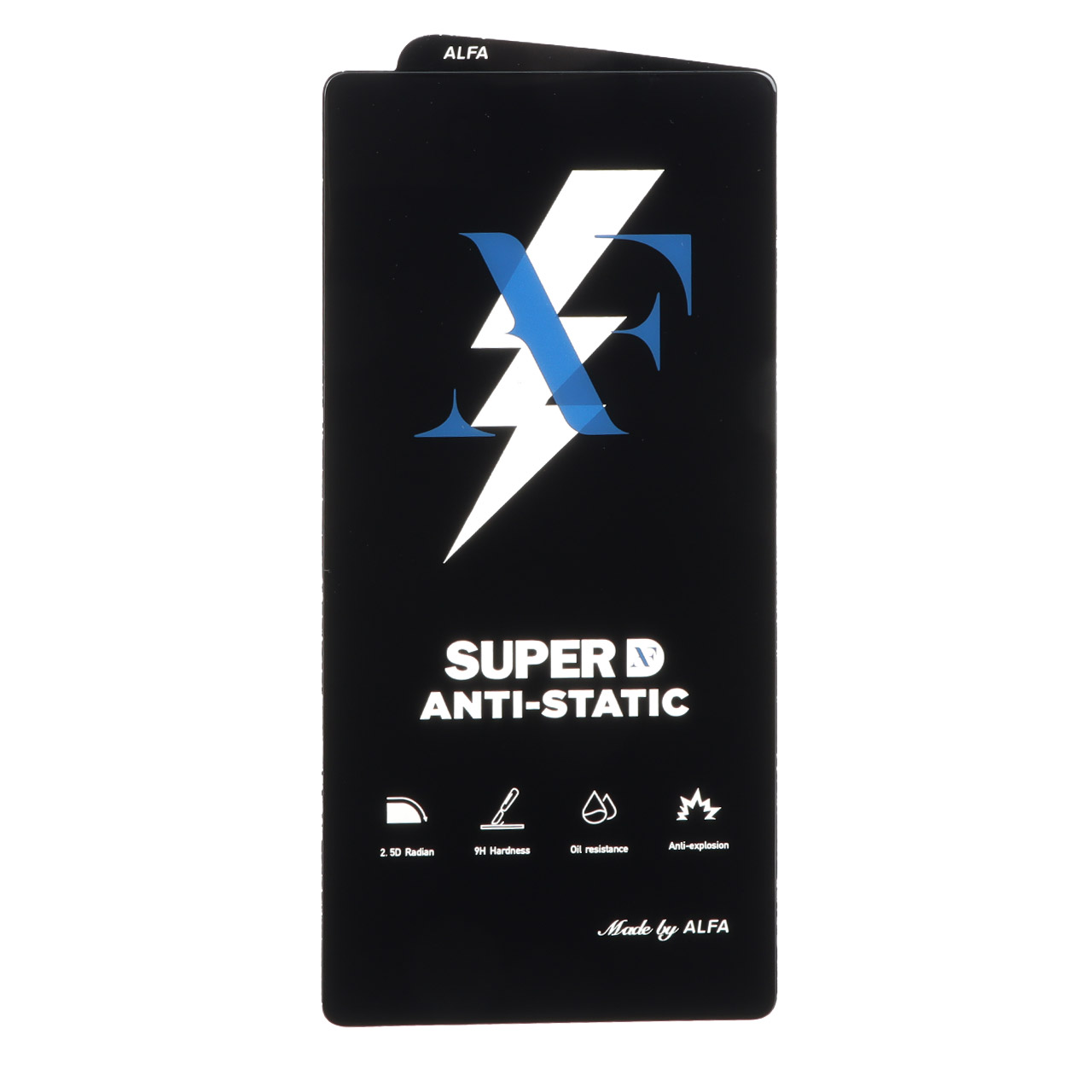 محافظ صفحه نمایش شیشه ای Super D Anti Static ALFA مدل Samsung Galaxy S25 Ultra (بدون پک)