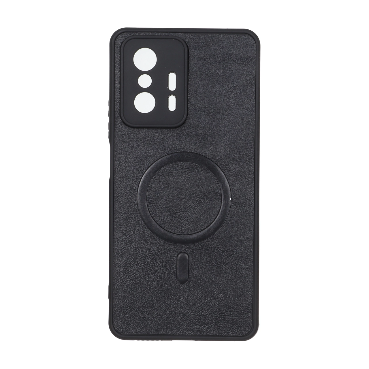 قاب چرمی طرح مگ سیف محافظ لنزدار Xiaomi Mi 11T / Mi 11T Pro - مشکی