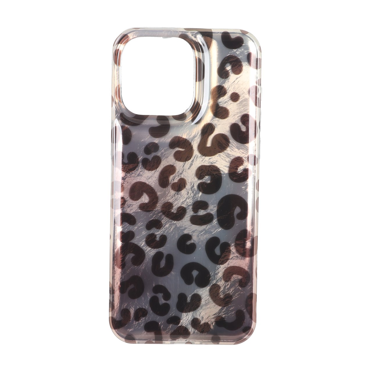 قاب اطلسی دور ژله ای پلنگی Apple iPhone 15 Pro Max - کد 134 - MPS