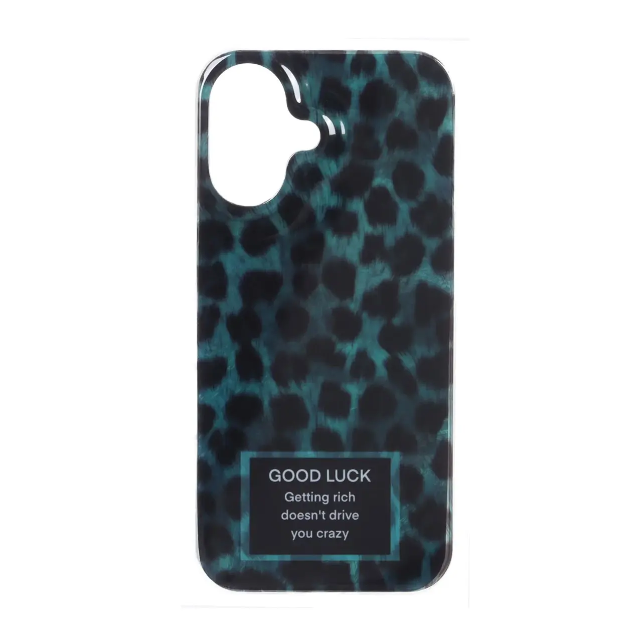 قاب اطلسی دور ژله ای پلنگی Apple iPhone 16 - طرح 40
