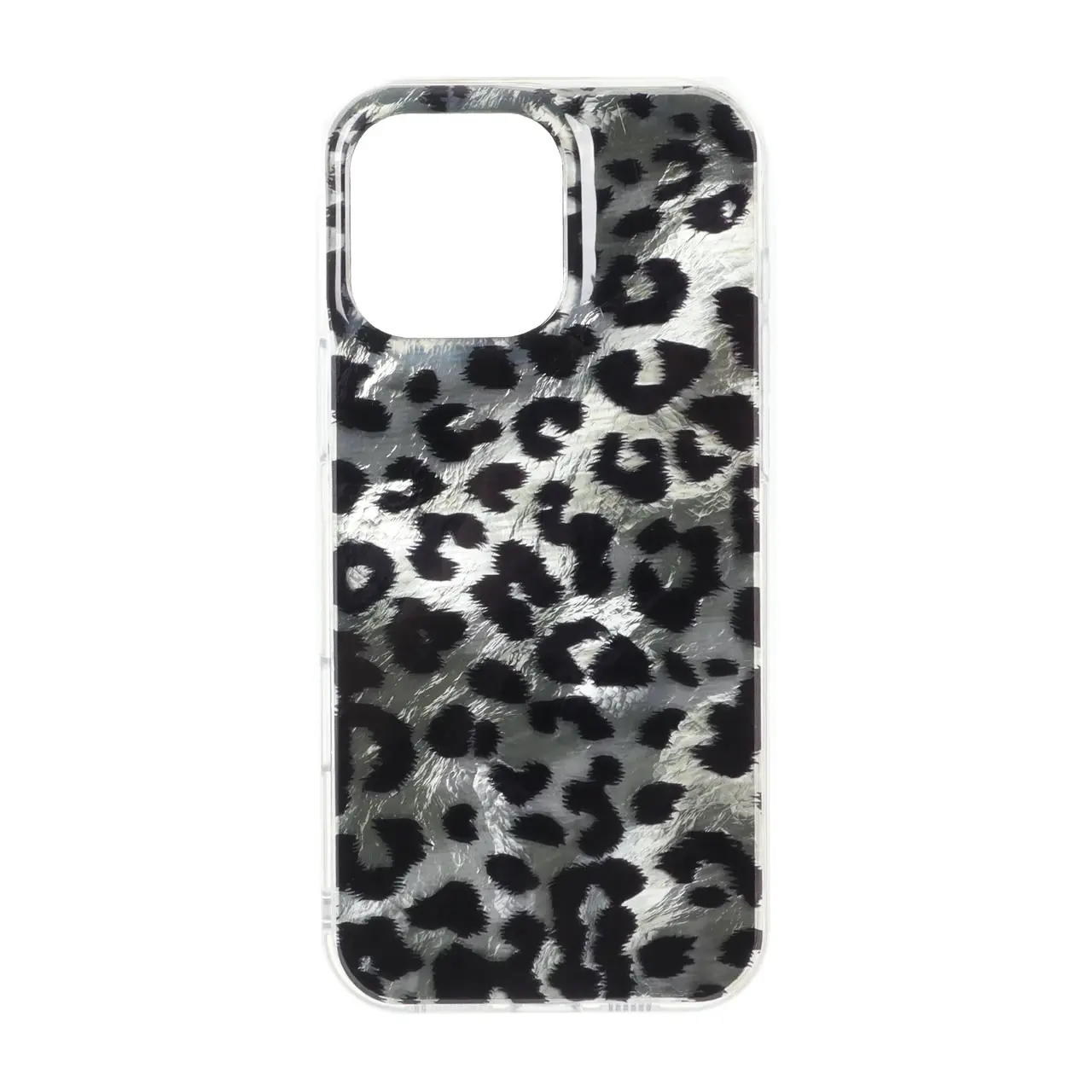 قاب اطلسی دور ژله ای پلنگی Apple iPhone 16 Pro Max - طرح 234
