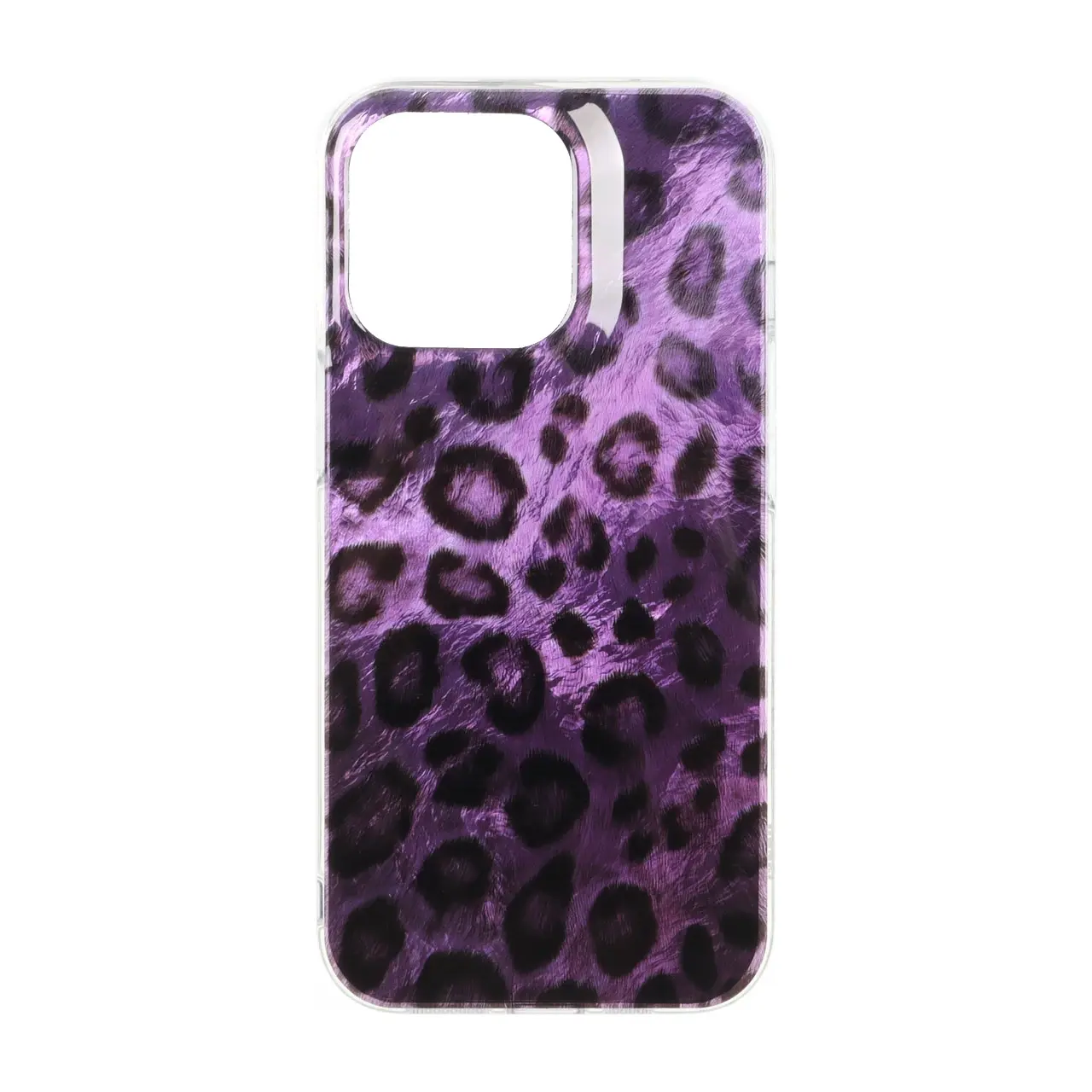 قاب اطلسی دور ژله ای پلنگی Apple iPhone 13 Pro - طرح 208