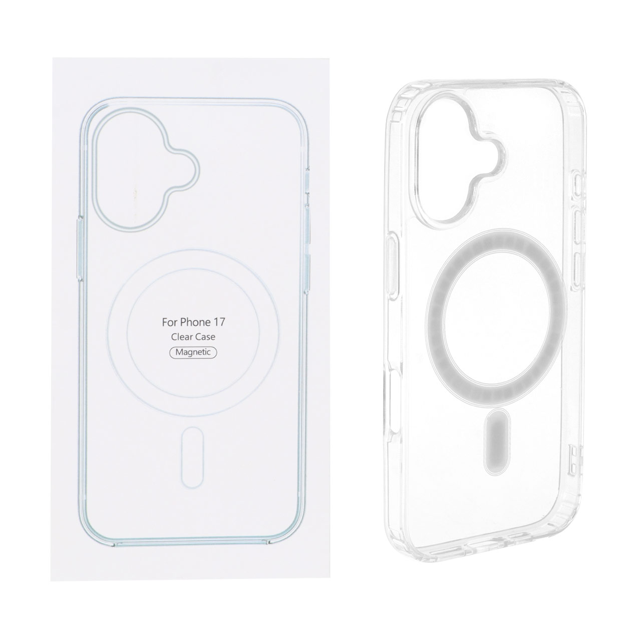 قاب شفاف Apple iPhone 17 با قابلیت شارژ MagSafe (پک دار)