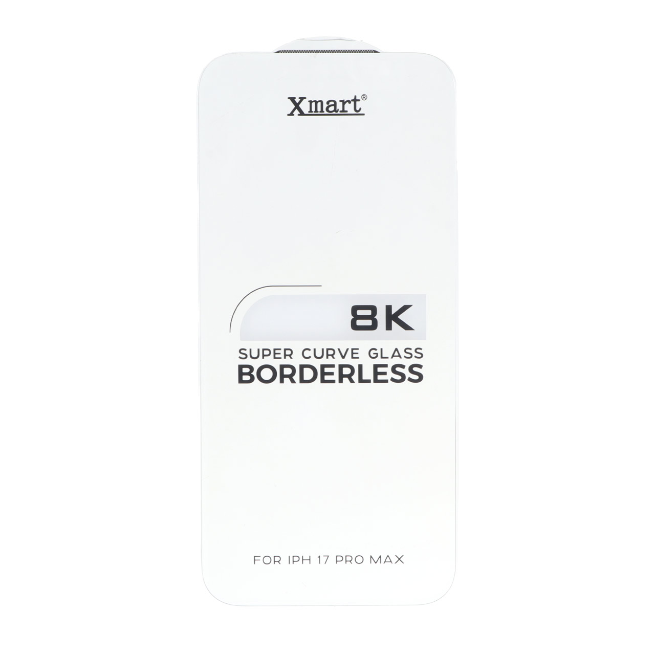 محافظ صفحه نمایش شیشه ای اورجینال بدون حاشیه XMART Super Curve 8K مدل Apple iPhone 17 Pro Max