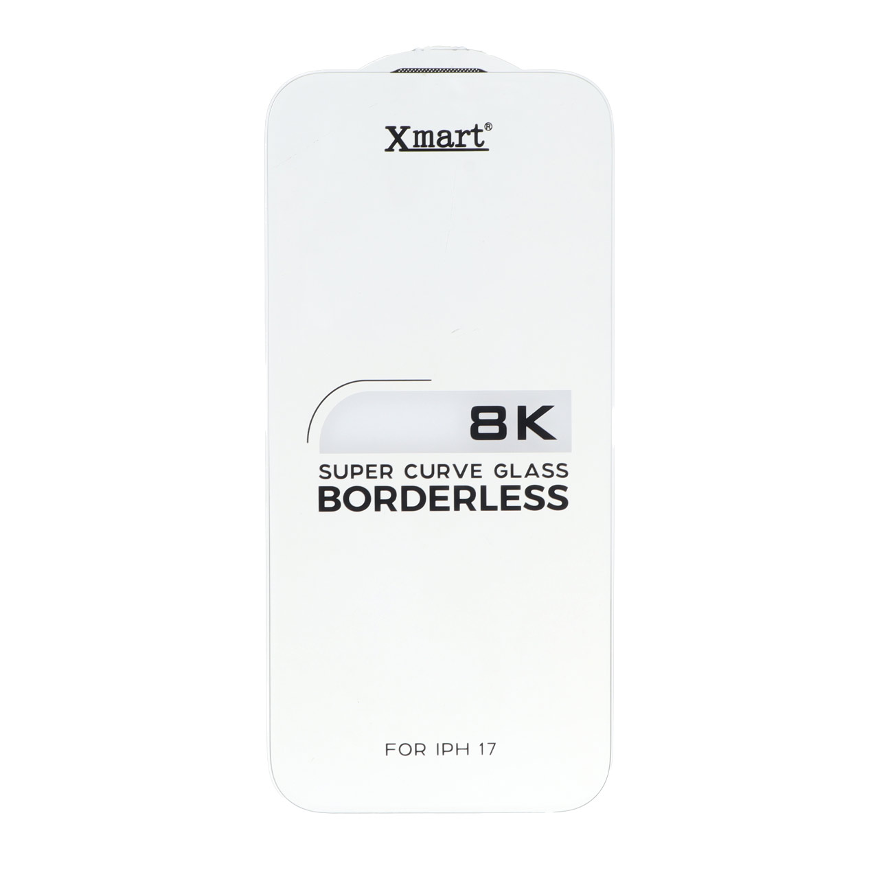 محافظ صفحه نمایش شیشه ای اورجینال بدون حاشیه XMART Super Curve 8K مدل Apple iPhone 17